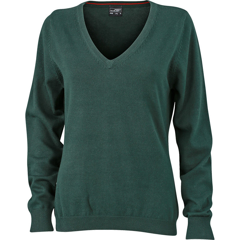 Kajy | Pull publicitaire pour femme Vert foncé